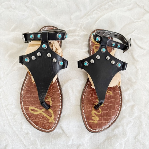 Sam Edelman Galena Studded Sandal New $85 - Picture 8 of 9